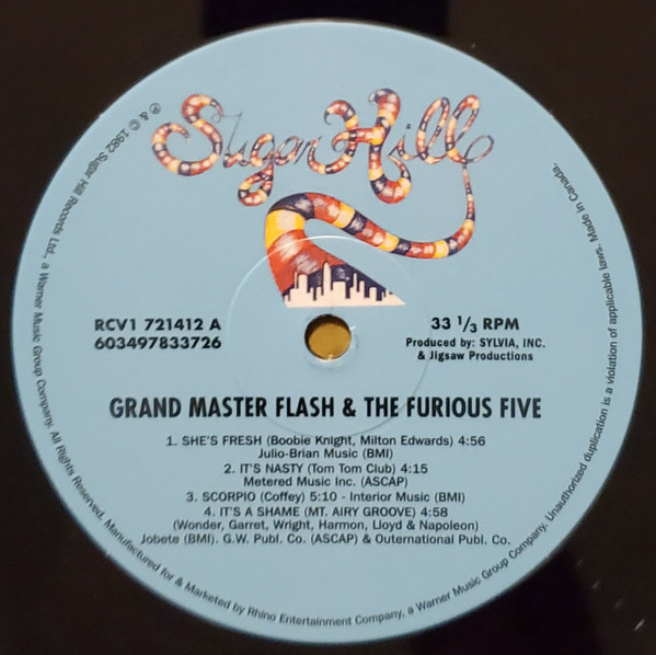 Grandmaster Flash & The Furious Five - The Message (LP, Album, Ltd, RE, Bro) (Mint (M)) - Image 4