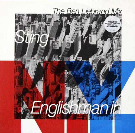 Sting - Englishman In New York (The Ben Liebrand Mix) (12", Single) (Very Good Plus (VG+))