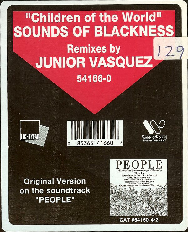 Sounds Of Blackness - Children Of The World (Theme From PEOPLE) - The Junior Vasquez Mixes (12") (Near Mint (NM or M-))