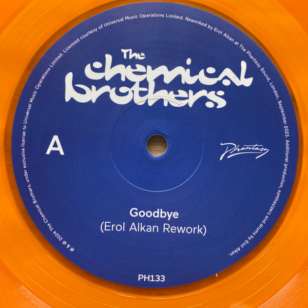The Chemical Brothers - Goodbye (Erol Alkan Rework) (12", Ltd, Ora) (Mint (M)) - Image 2