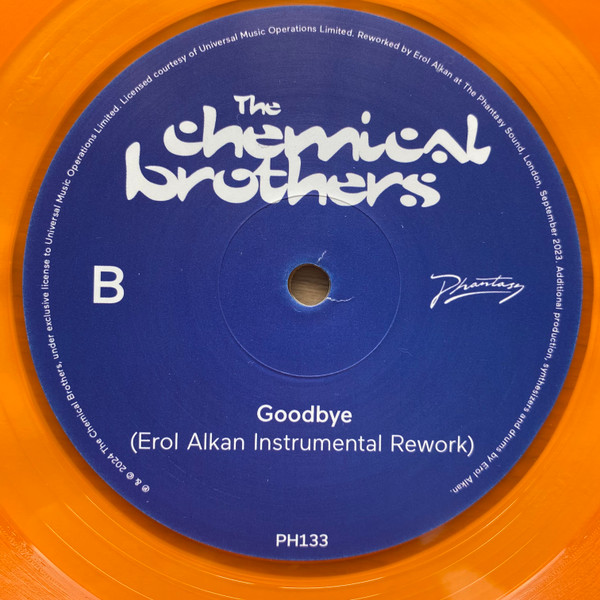 The Chemical Brothers - Goodbye (Erol Alkan Rework) (12", Ltd, Ora) (Mint (M)) - Image 3