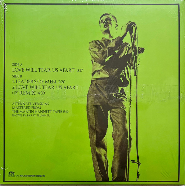 Joy Division - Love Will Tear Us Apart (12", Ltd, RE, Unofficial, Glo) (Mint (M)) - Image 2