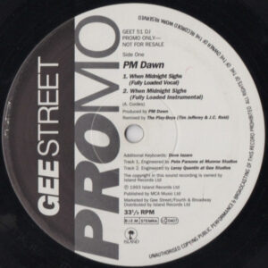 P.M. Dawn - When Midnight Sighs (12", Promo) (Very Good Plus (VG+))