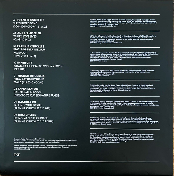 Frankie Knuckles - House Masters (Volume Two) (2x12", Comp) (Mint (M)) - Image 4