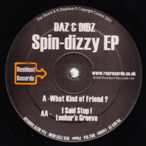 Daz & Didz - Spin-Dizzy EP (12", EP) (Very Good Plus (VG+))