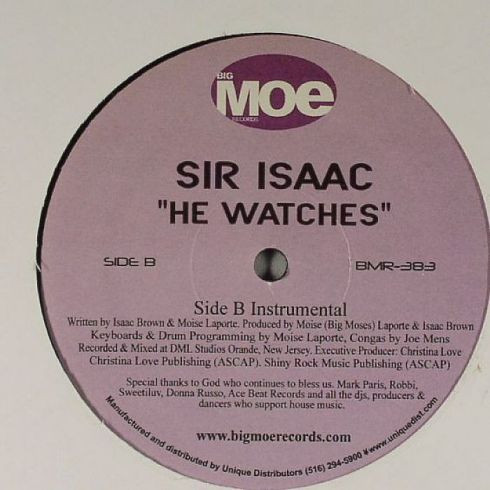 Sir Isaac - He Watches (12") (Near Mint (NM or M-)) - Image 2