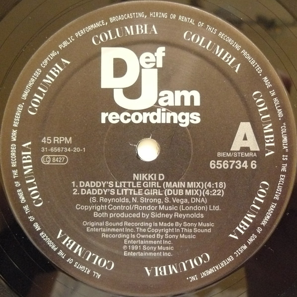 Nikki D - Daddy's Little Girl (12") (Near Mint (NM or M-)) - Image 3