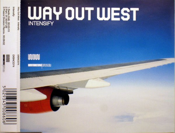 Way Out West - Intensify (CD, Single) (Very Good Plus (VG+))