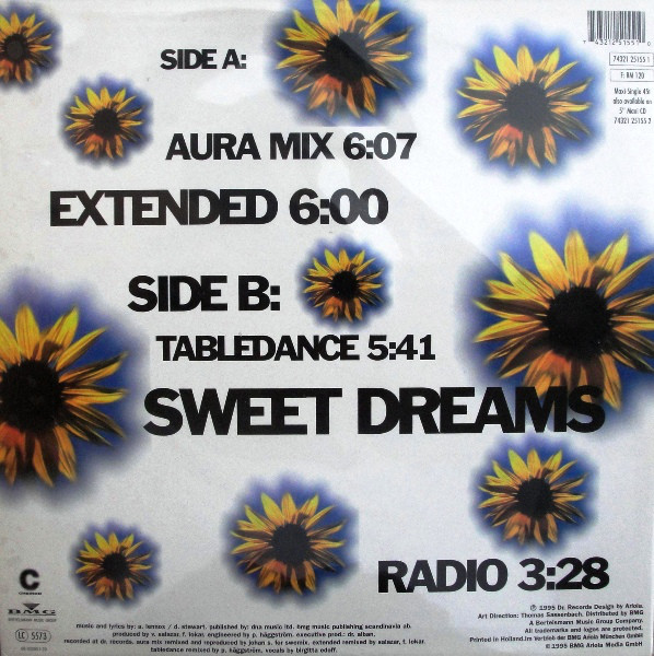 Swing Feat. Dr. Alban - Sweet Dreams (12", Maxi) (Near Mint (NM or M-)) - Image 2