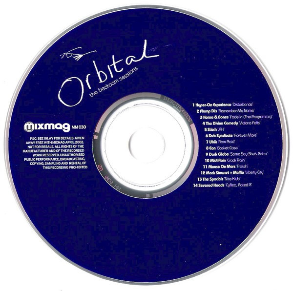 Orbital - The Bedroom Sessions (CD, Mixed) (Mint (M)) - Image 5