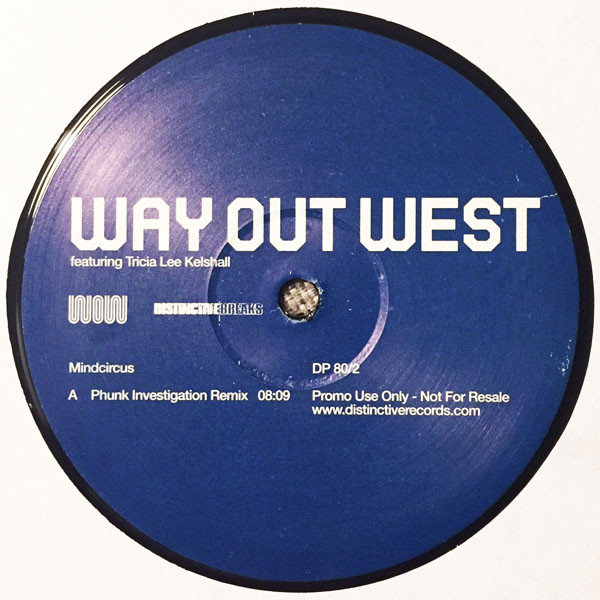 Way Out West Featuring Tricia Lee Kelshall - Mindcircus (2x12", Promo) (Very Good Plus (VG+)) - Image 4