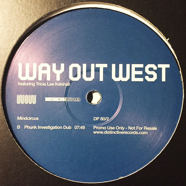 Way Out West Featuring Tricia Lee Kelshall - Mindcircus (2x12", Promo) (Very Good Plus (VG+)) - Image 5