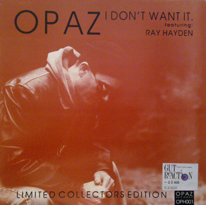 Opaz Featuring Ray Hayden - I Don't Want It (12") (Near Mint (NM or M-))