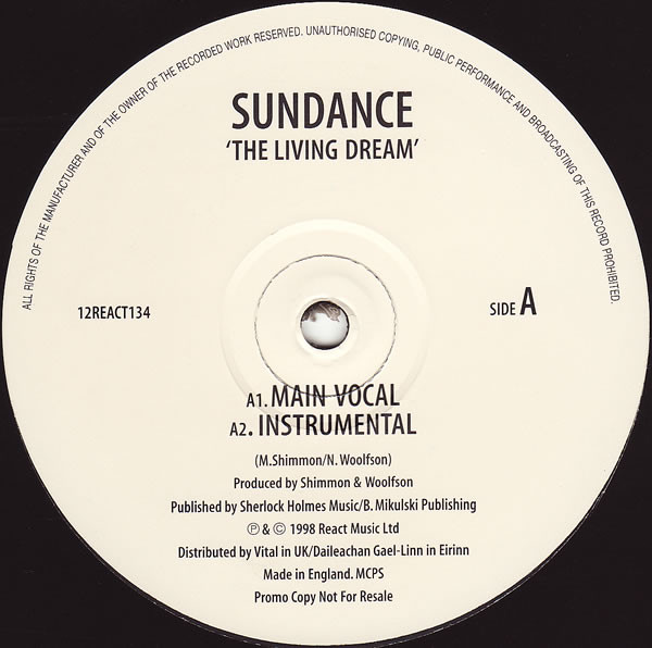 Sundance - The Living Dream (2x12", Promo) (Very Good Plus (VG+))