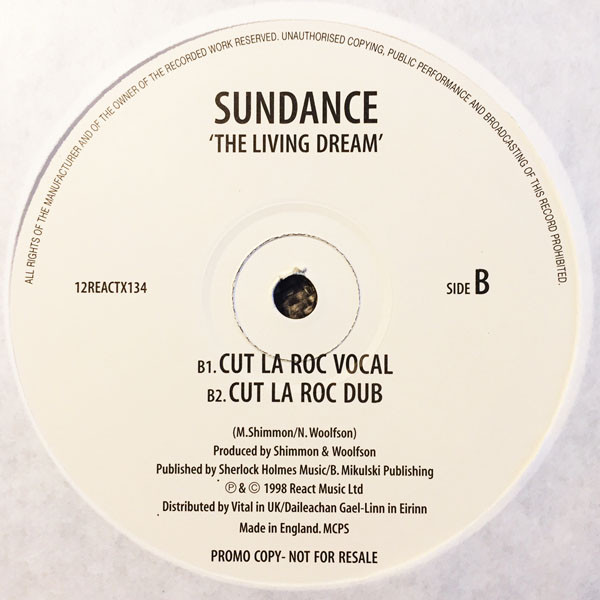 Sundance - The Living Dream (2x12", Promo) (Very Good Plus (VG+)) - Image 4
