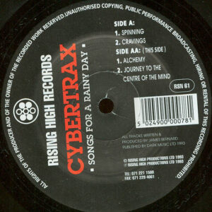 Cybertrax - Songs For A Rainy Day (12") (Very Good Plus (VG+))
