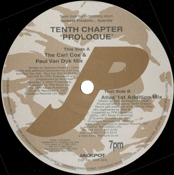 Tenth Chapter - Prologue (12") (Near Mint (NM or M-)) - Image 3