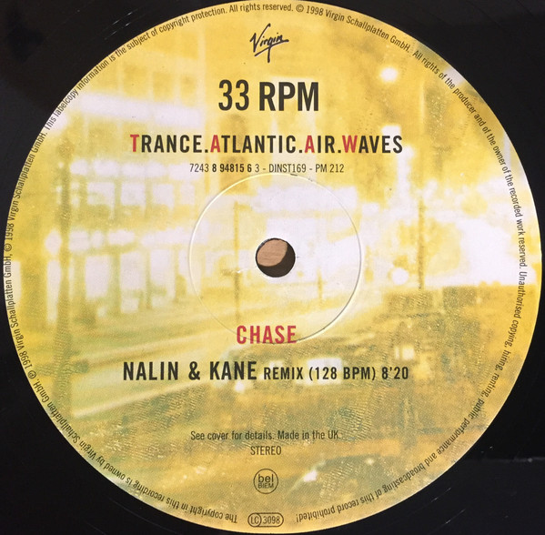Trance Atlantic Air Waves - Chase (12") (Very Good Plus (VG+)) - Image 3