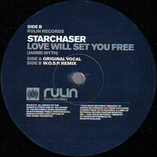 Starchaser - Love Will Set You Free (Jambe Myth) (12") (Very Good (VG)) - Image 3
