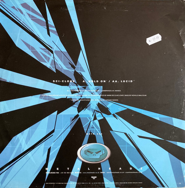 Sci-Clone - Hold On / Lucid (12") (Near Mint (NM or M-)) - Image 2