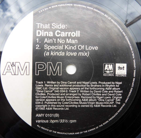 Dina Carroll - So Close (12") (Very Good Plus (VG+)) - Image 4