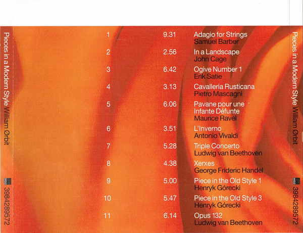 William Orbit - Pieces In A Modern Style (CD, Album) (Near Mint (NM or M-)) - Image 4