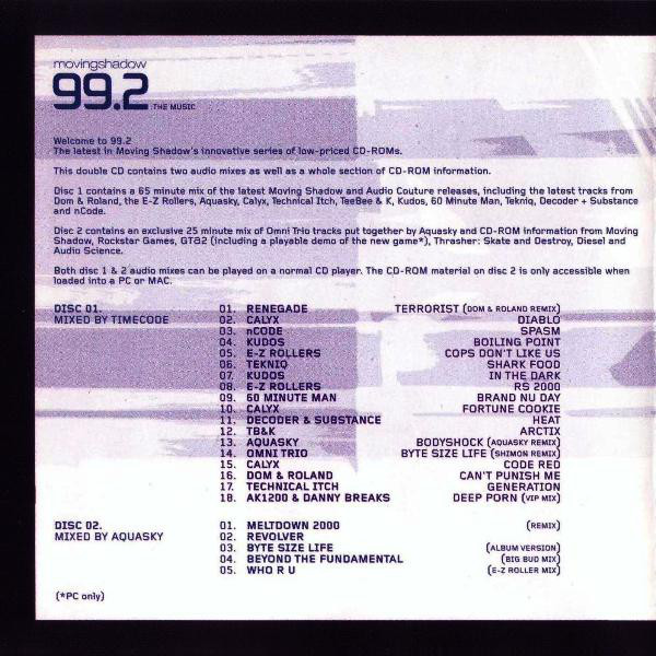 Timecode / Aquasky - 99.2 (CD, Mixed, Smplr + CD, Enh, Mixed, Smplr) (Near Mint (NM or M-)) - Image 5