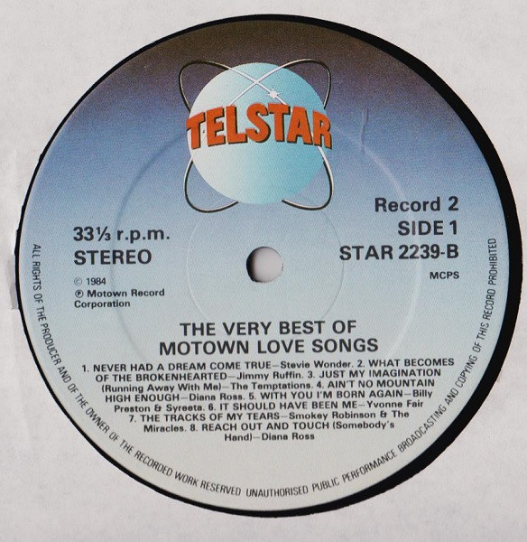 Various - The Very Best Of Motown Love Songs Volume 2 (LP, Album, Comp) (Very Good Plus (VG+)) - Image 3
