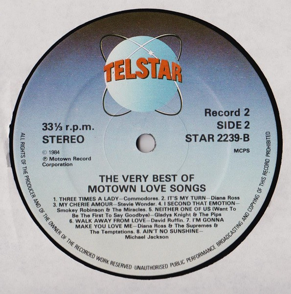 Various - The Very Best Of Motown Love Songs Volume 2 (LP, Album, Comp) (Very Good Plus (VG+)) - Image 4