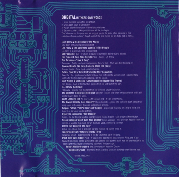 Orbital - Back To Mine (CD, Comp, Mixed) (Near Mint (NM or M-)) - Image 5