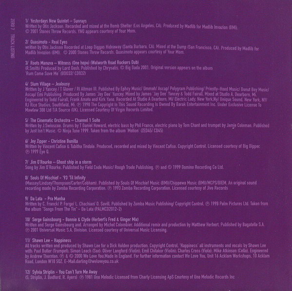 Zero 7 - AnotherLateNight (CD, Mixed) (Very Good Plus (VG+)) - Image 4