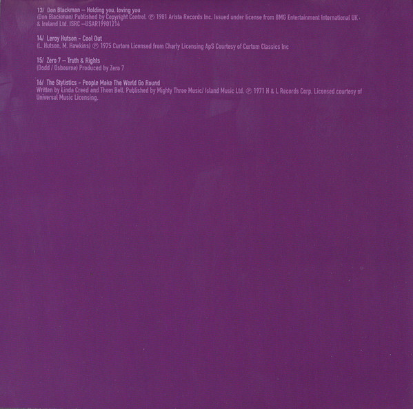Zero 7 - AnotherLateNight (CD, Mixed) (Very Good Plus (VG+)) - Image 5