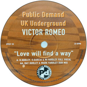 Victor Romeo - Love Will Find A Way (Remixes) (12") (Very Good Plus (VG+))