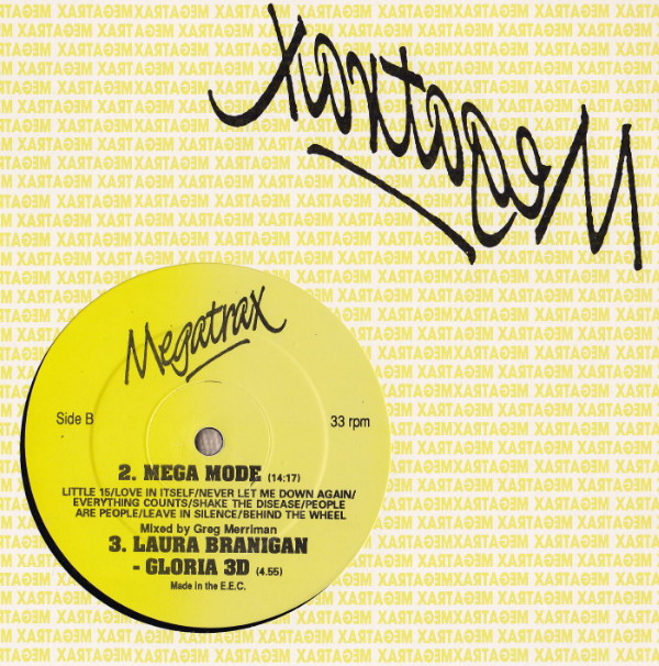 Depeche Mode / Laura Branigan - Mega Mode / Gloria 3D (12", Mixed, Unofficial, Yel) (Very Good Plus (VG+)) - Image 2