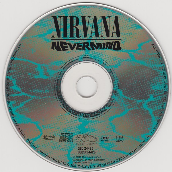 Nirvana - Nevermind (CD, Album, Son) (Very Good (VG)) - Image 3