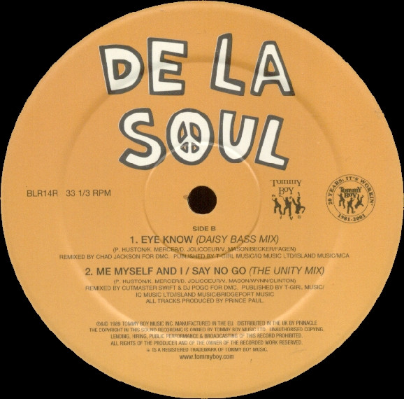 De La Soul - 4 New Remixes (12", RE) (Near Mint (NM or M-)) - Image 4