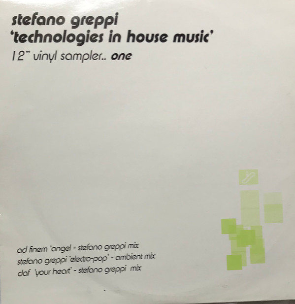 Various - Stefano Greppi - Technologies In House Music - Vinyl Sampler One (12", Smplr) (Very Good Plus (VG+))