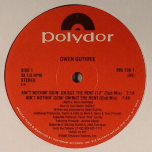 Gwen Guthrie - Ain't Nothin' Goin' On But The Rent (12", RP) (Mint (M))