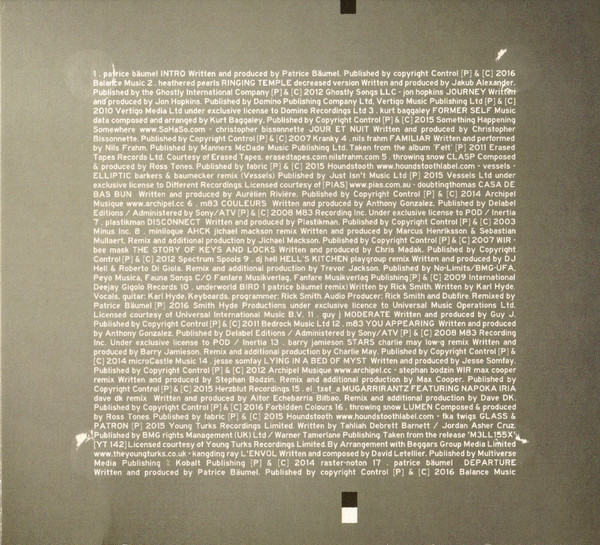 Patrice Bäumel - Balance Presents Patrice Bäumel (CD, Mixed) (Mint (M)) - Image 5