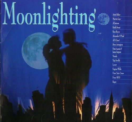 Various - Moonlighting (LP, Comp) (Very Good Plus (VG+))