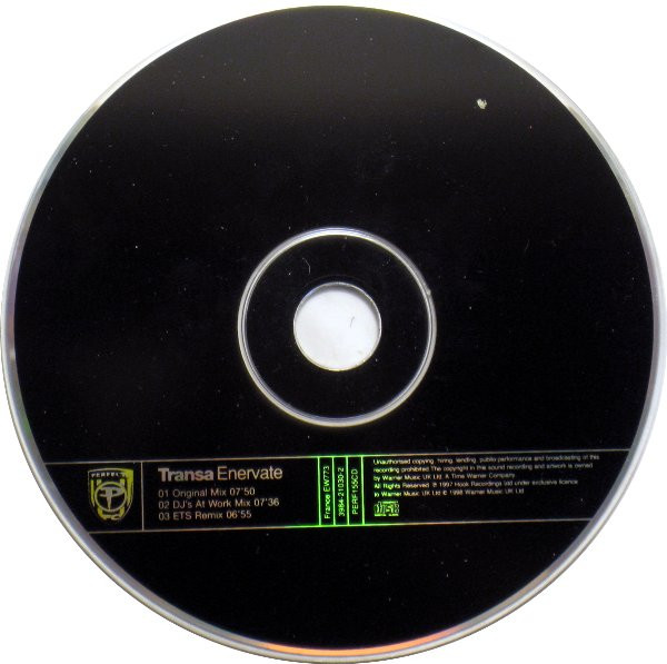 Transa - Enervate (CD, Single) (Very Good Plus (VG+)) - Image 3