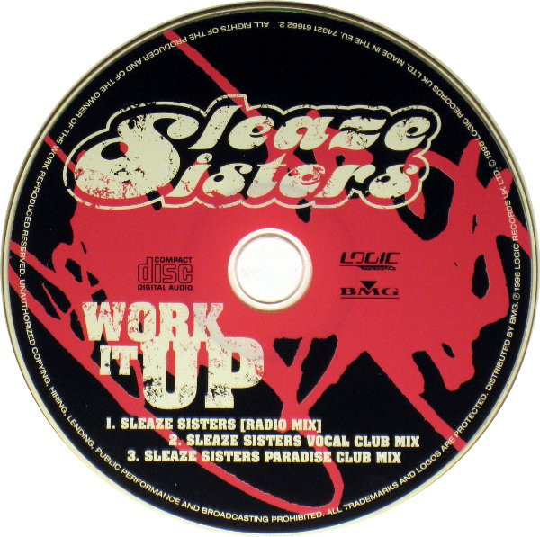 Sleaze Sisters - Work It Up (CD, Single) (Near Mint (NM or M-)) - Image 4