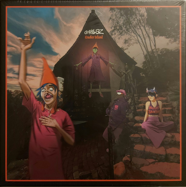 Gorillaz - Cracker Island (2x7", S/Sided, Fuc + 2x7", S/Sided, Pin + 2x7", S/) (Mint (M))